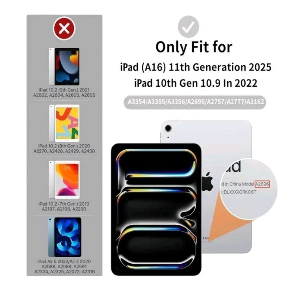 SZPSGC Clear Case for iPad 10th Gen 10.9